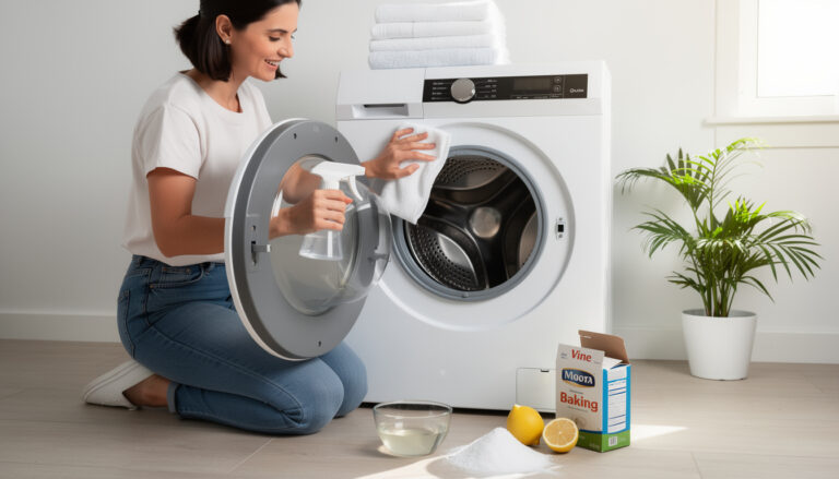 How to clean your washing machine drum without expensive chemicals