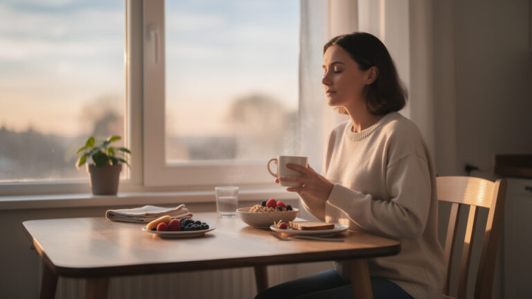The peaceful morning: How eating breakfast in silence can cut your anxiety for the day