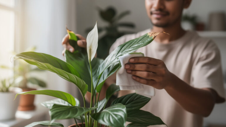 Your Peace Lily isn’t dying: The simple trick to fix brown leaves fast